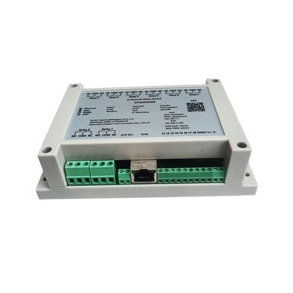 Modulo I/O Ethernet e Wi-Fi DT-R00X – 2, 4 o 8 Ingressi Digitali e  2, 4 o 8 Uscite Relè – Modbus TCP, MQTT, SNMP